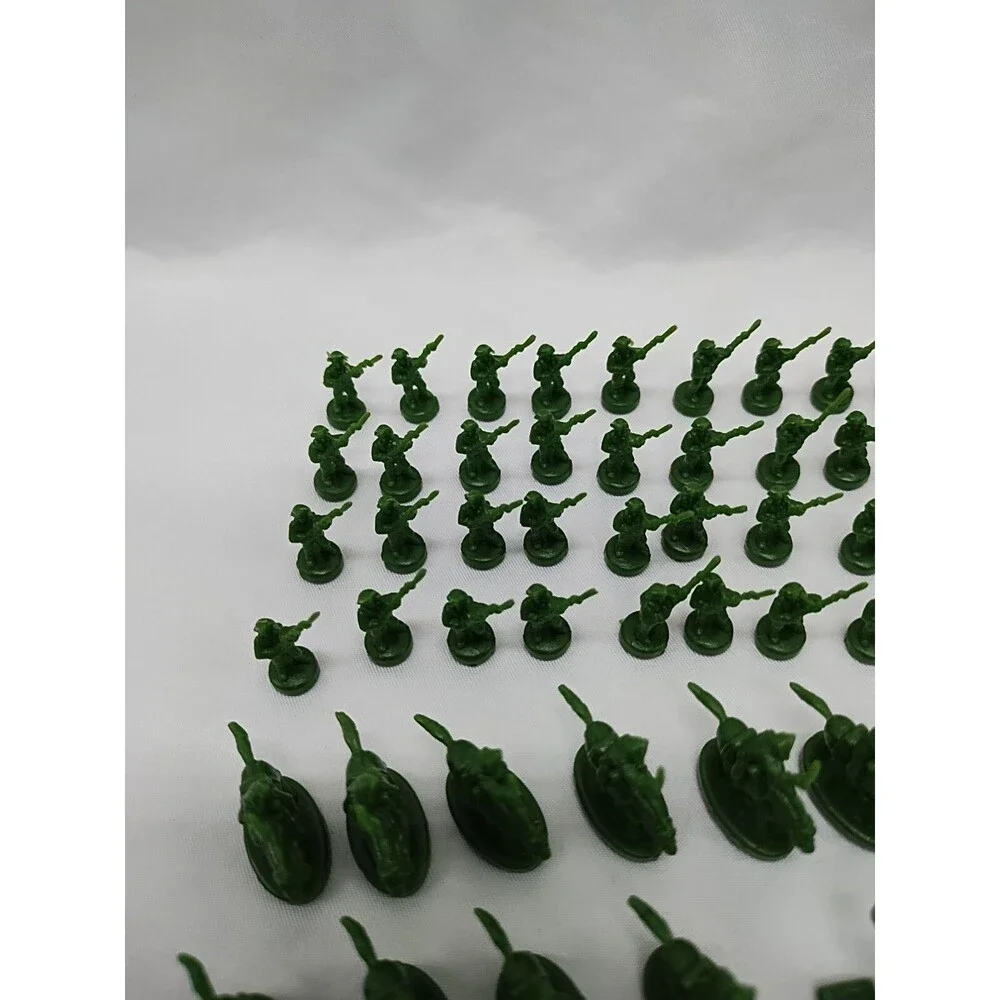 Set Of (60) 2003 Risk Green Board Game Player Pieces